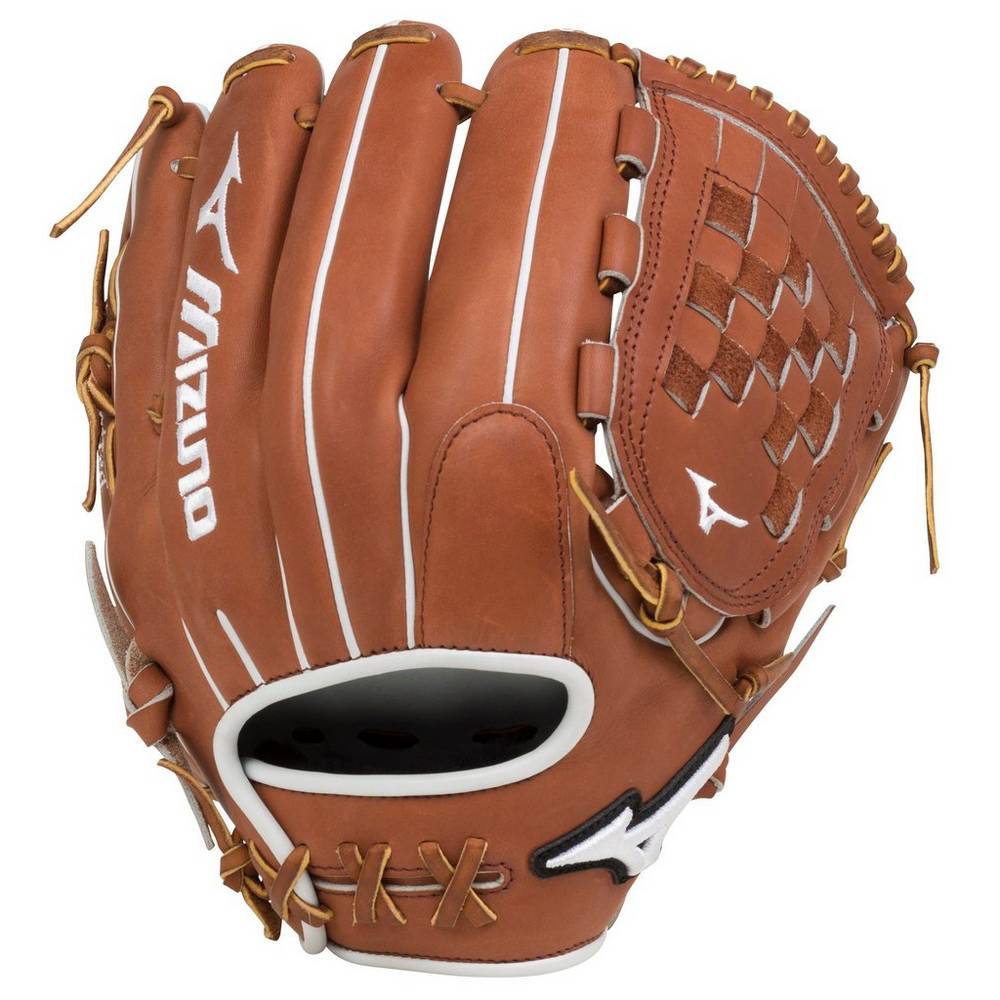 Womens Mizuno Pro Select Fastpitch 12" Softball Gloves Brown Philippines (FRQSOW429)